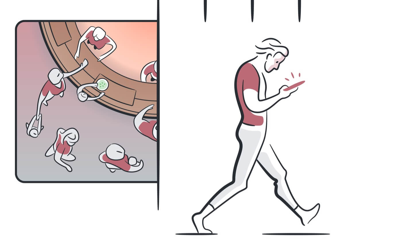 Self service on the internet